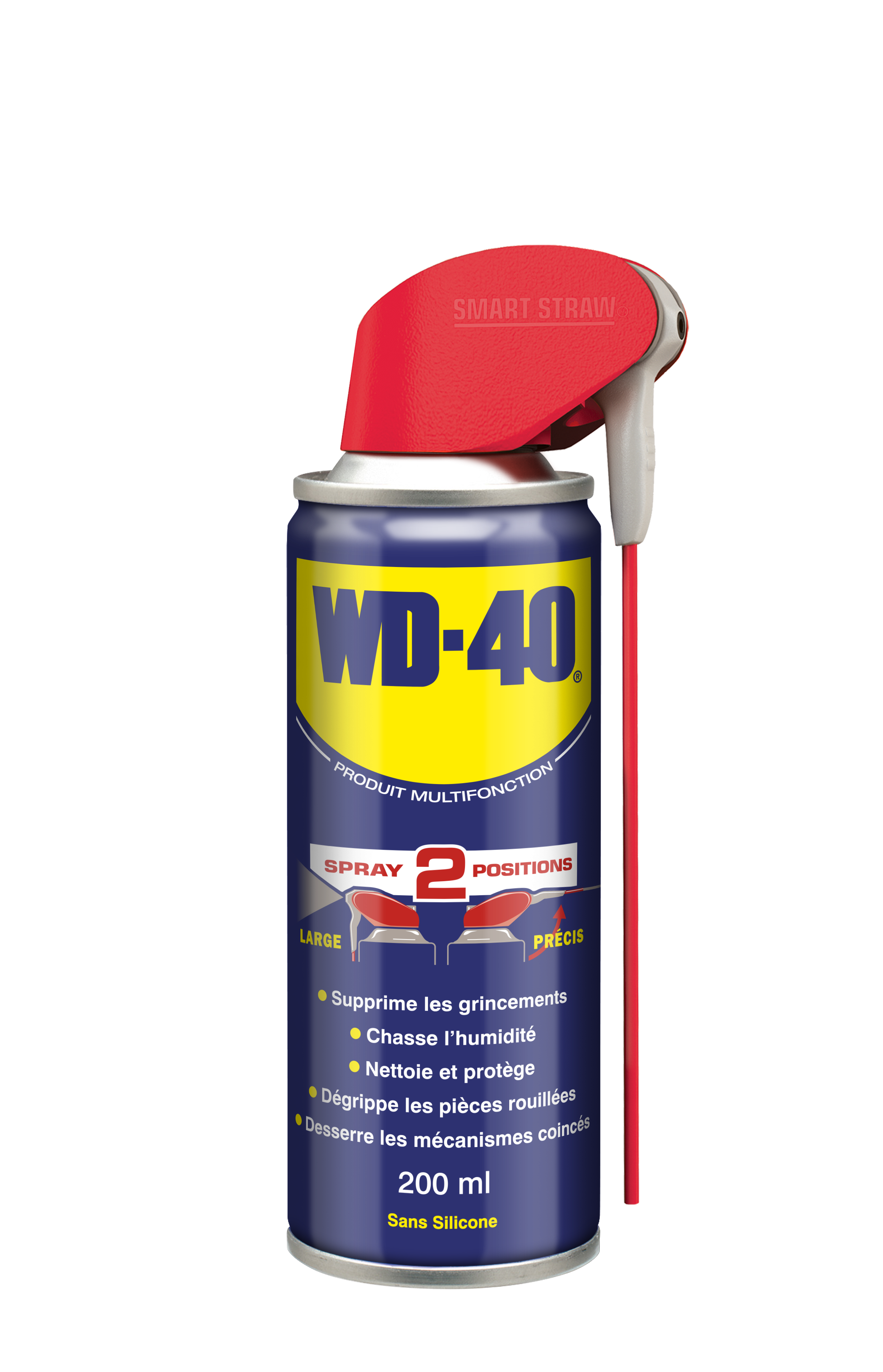 Aérosol double position WD-40 200ml